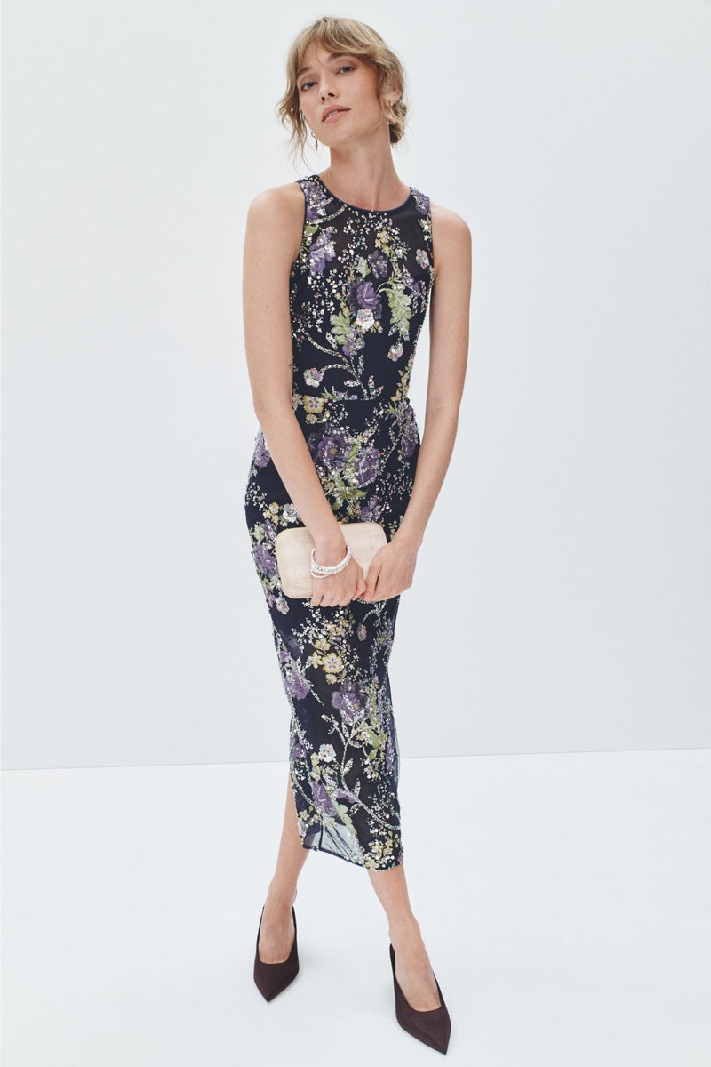 Helena Sequin Cocktail Dress by Dress The Population - Photo 0