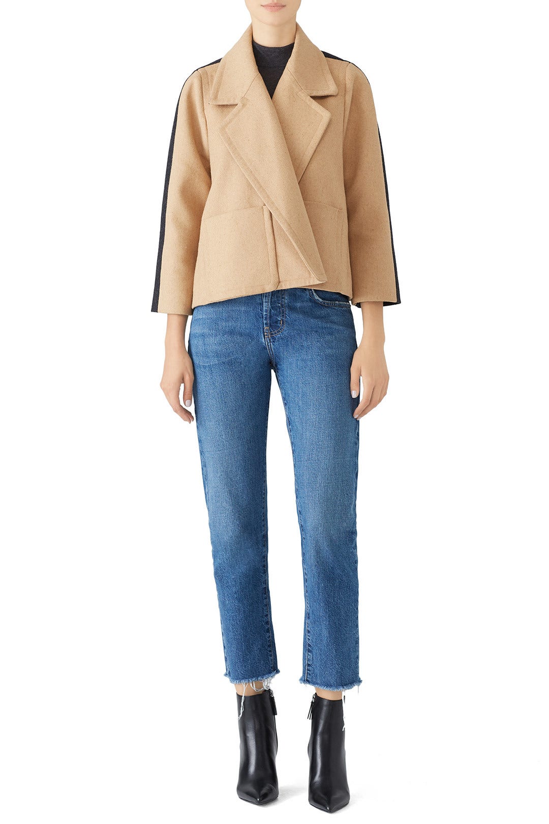 Camel Collar Jacket by KAUFMANFRANCO 0