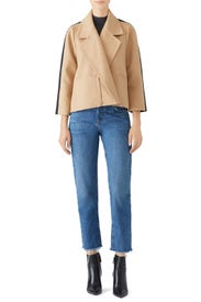 Camel Collar Jacket by KAUFMANFRANCO