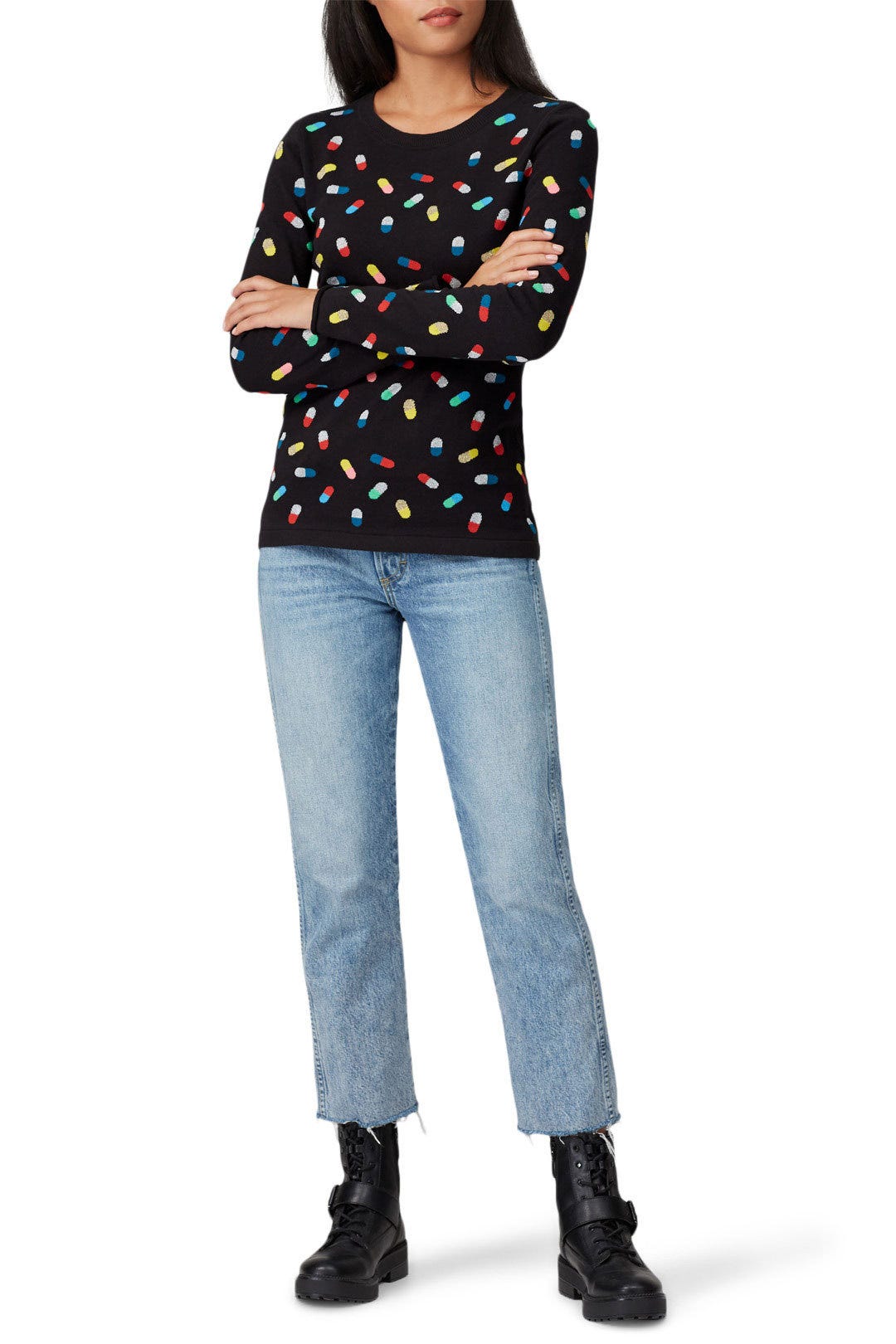 Black Pill Sweater by Replica Los Angeles 0