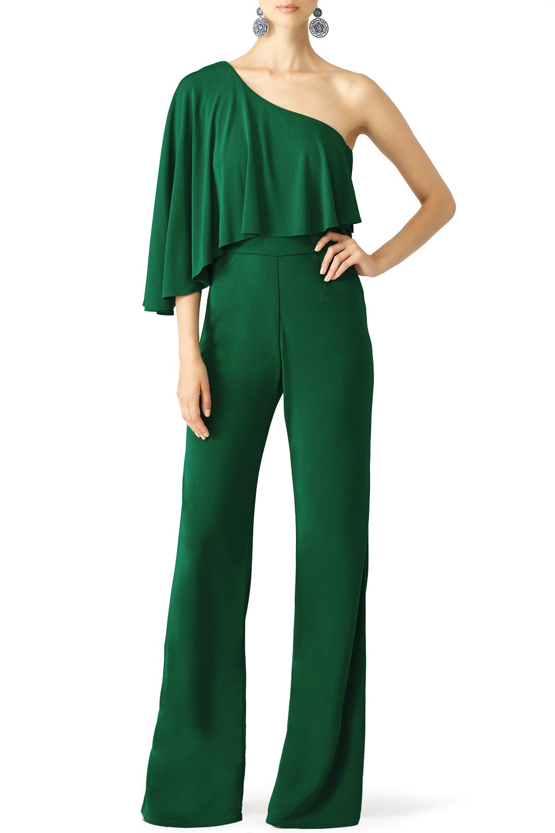 Green Leigha Jumpsuit by Trina Turk 0