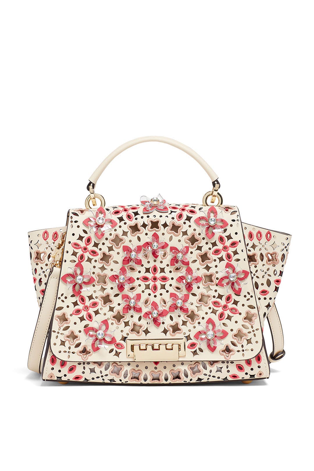 Ivory Eartha Soft Top Handle Bag by ZAC Zac Posen Handbags