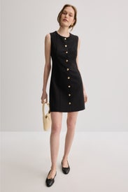 Bridgette Sleeveless Button Down Dress by Alexia Admor