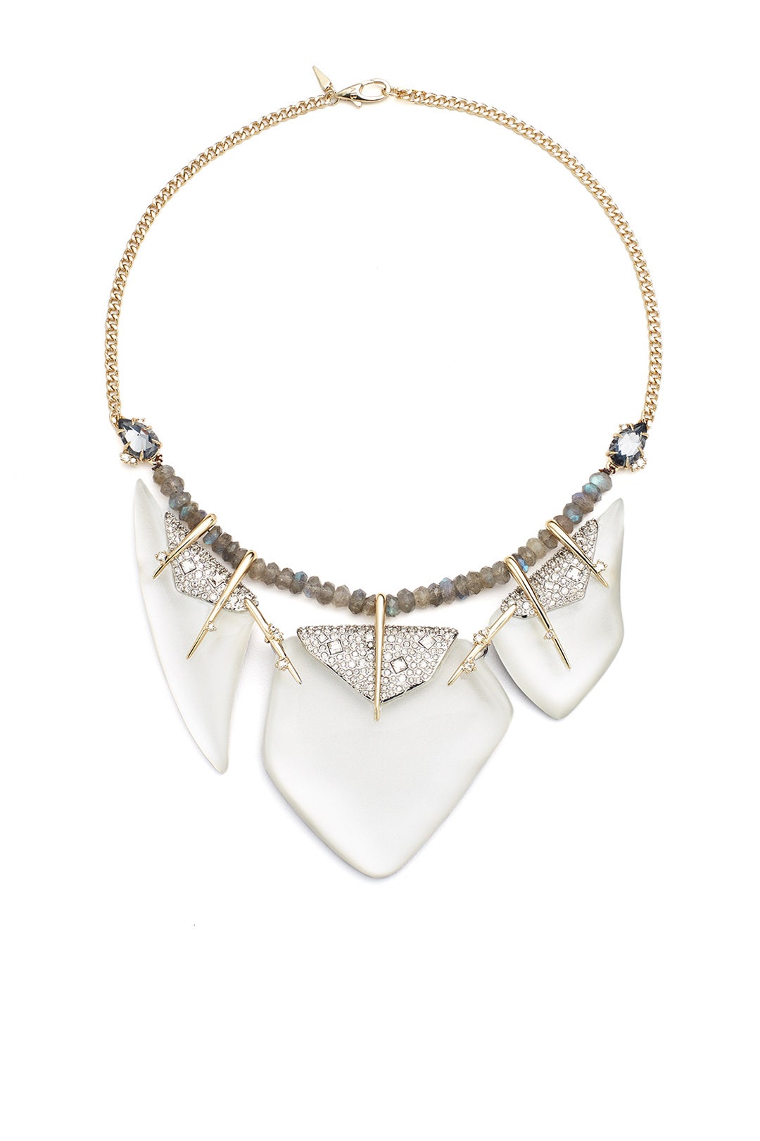 Silver Graphite Necklace by Alexis Bittar 0