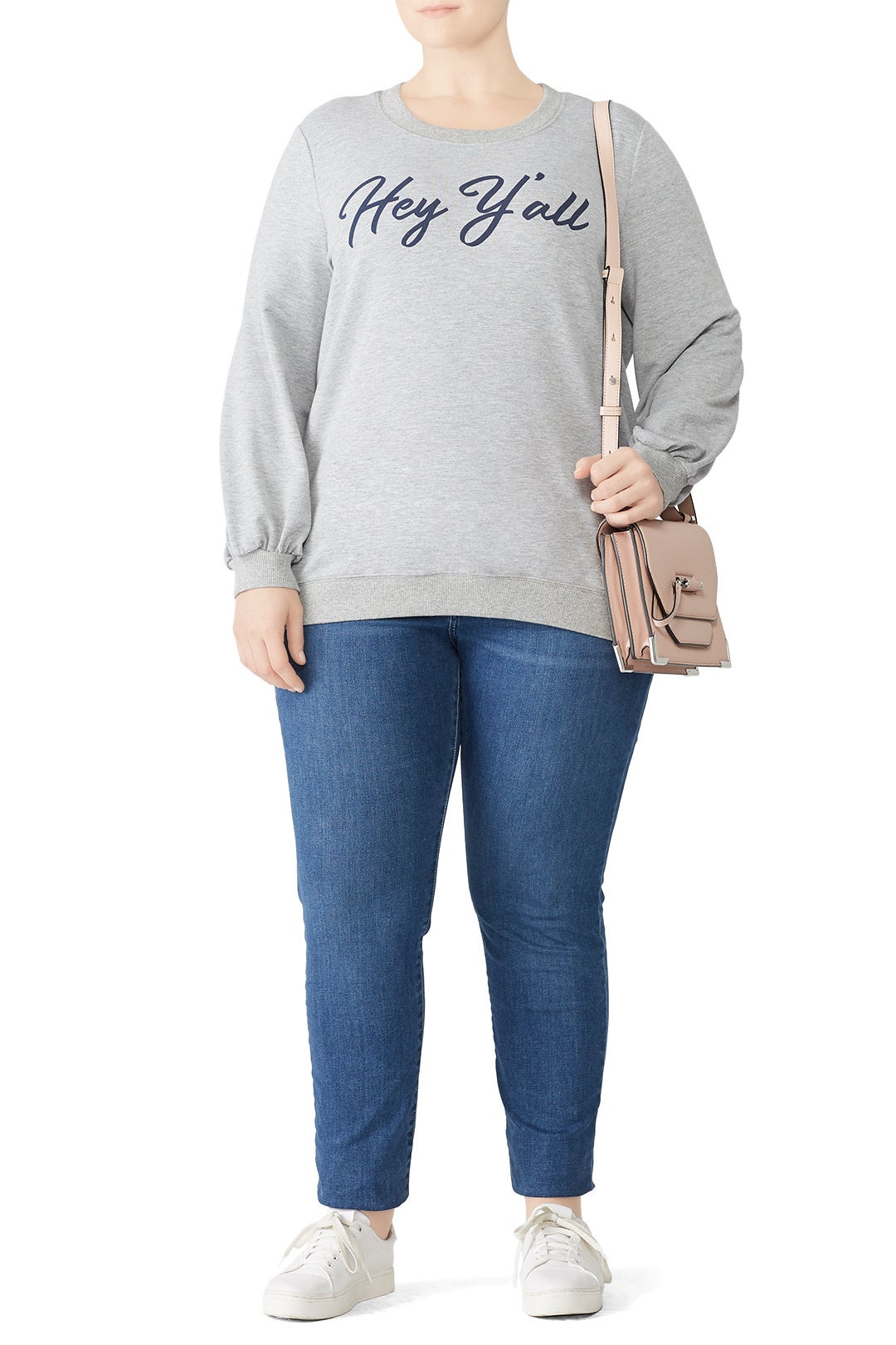 Hey Y'all Sweatshirt by Draper James X ELOQUII 0