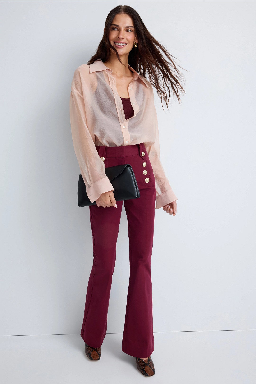 Robertson Flare Leg Pants by Derek Lam 10 Crosby 0