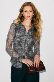 Plaid Hamilton Top by Ramy Brook