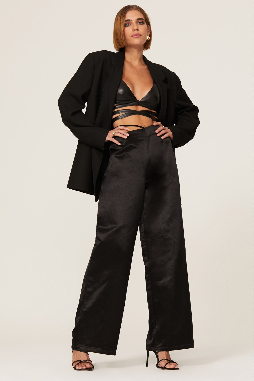 Heaven Lace Up Bra by Andamane 0