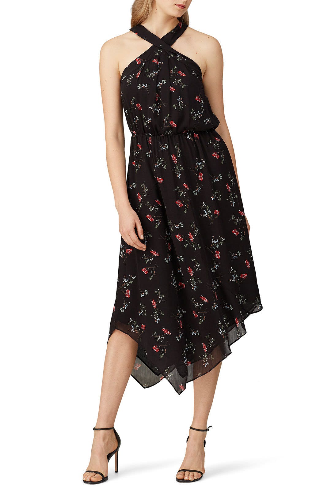 Floral Printed Halter Dress by Great Jones 0