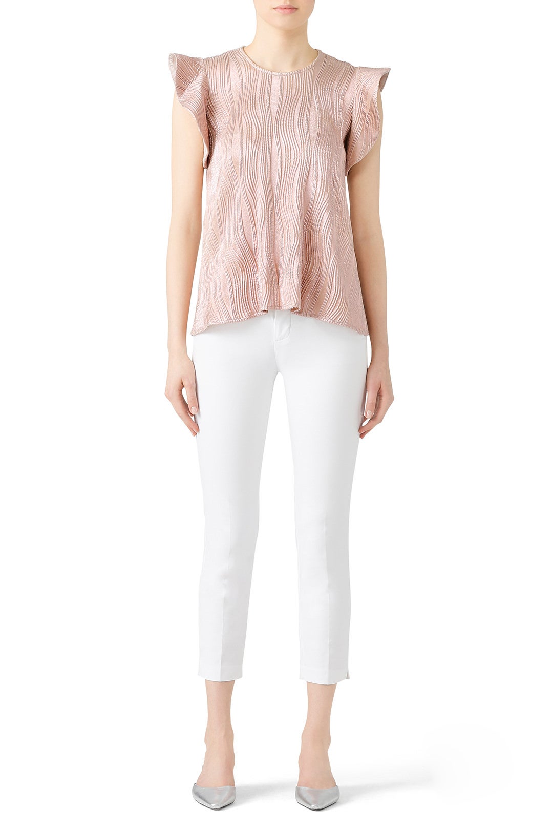 Rose Gold Ava Top by Hunter Bell 0