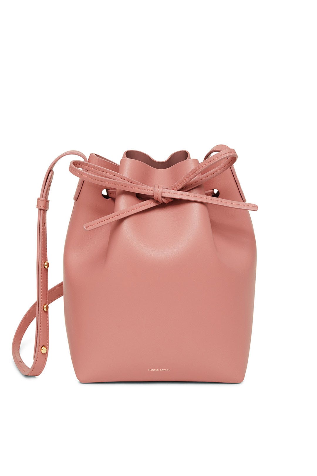Blush Calf Mini Bucket Bag by Mansur Gavriel Accessories