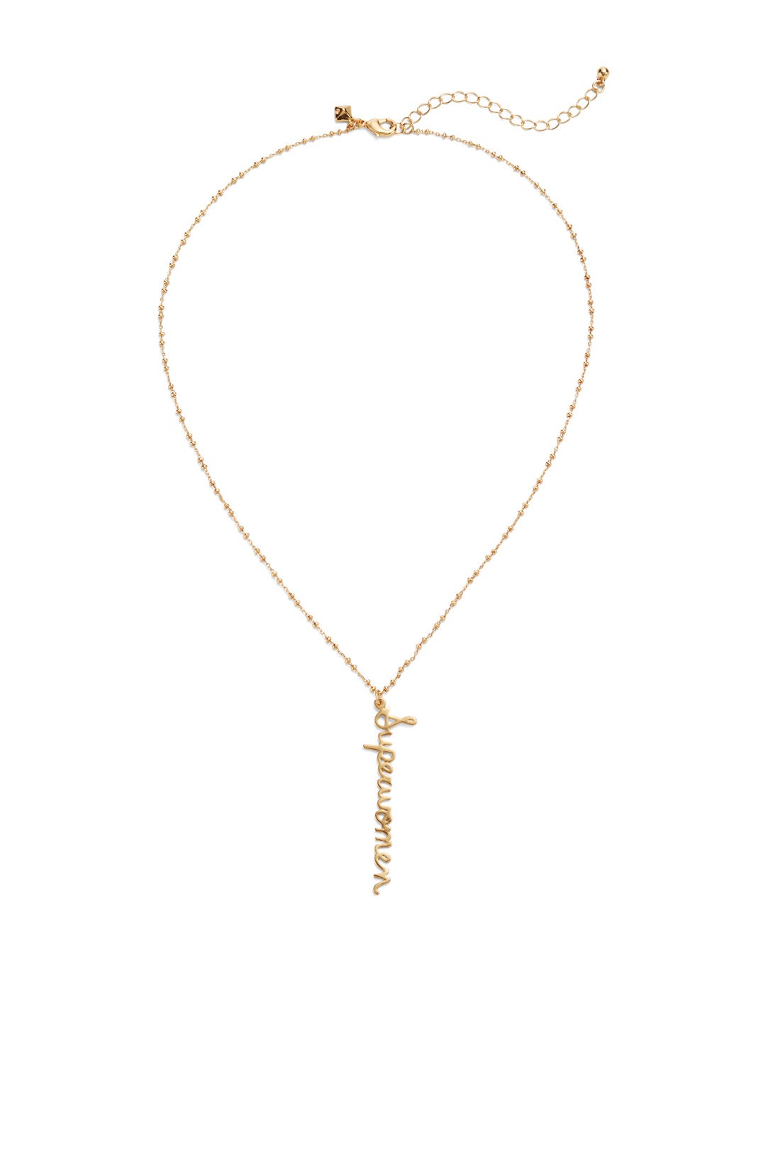 Gold Superwomen Necklace by Rebecca Minkoff Accessories 0