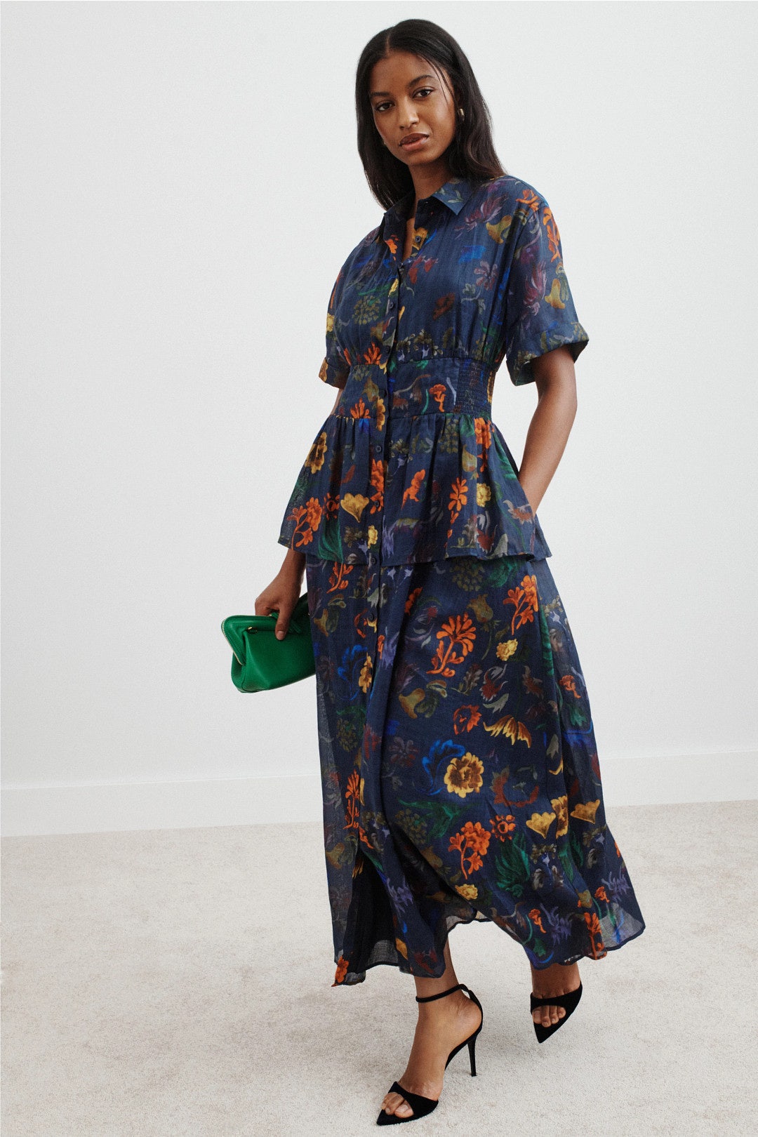 Blue Boogie Woogie Bugle Boy Dress by Rosie Assoulin 0