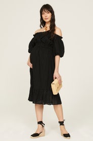 Reve Midi Maternity Dress by soon maternity