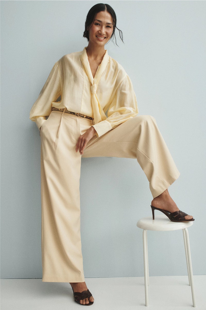 Pleated Wide Leg Trousers by Toccin - Photo 0