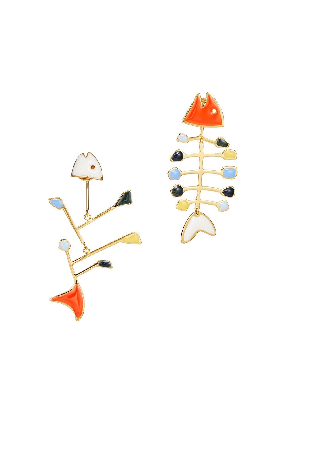 Fish Mismatched Earrings by Tory Burch Accessories 0