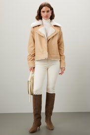 Oversized Shearling Jacket by Derek Lam 10 Crosby x RTR