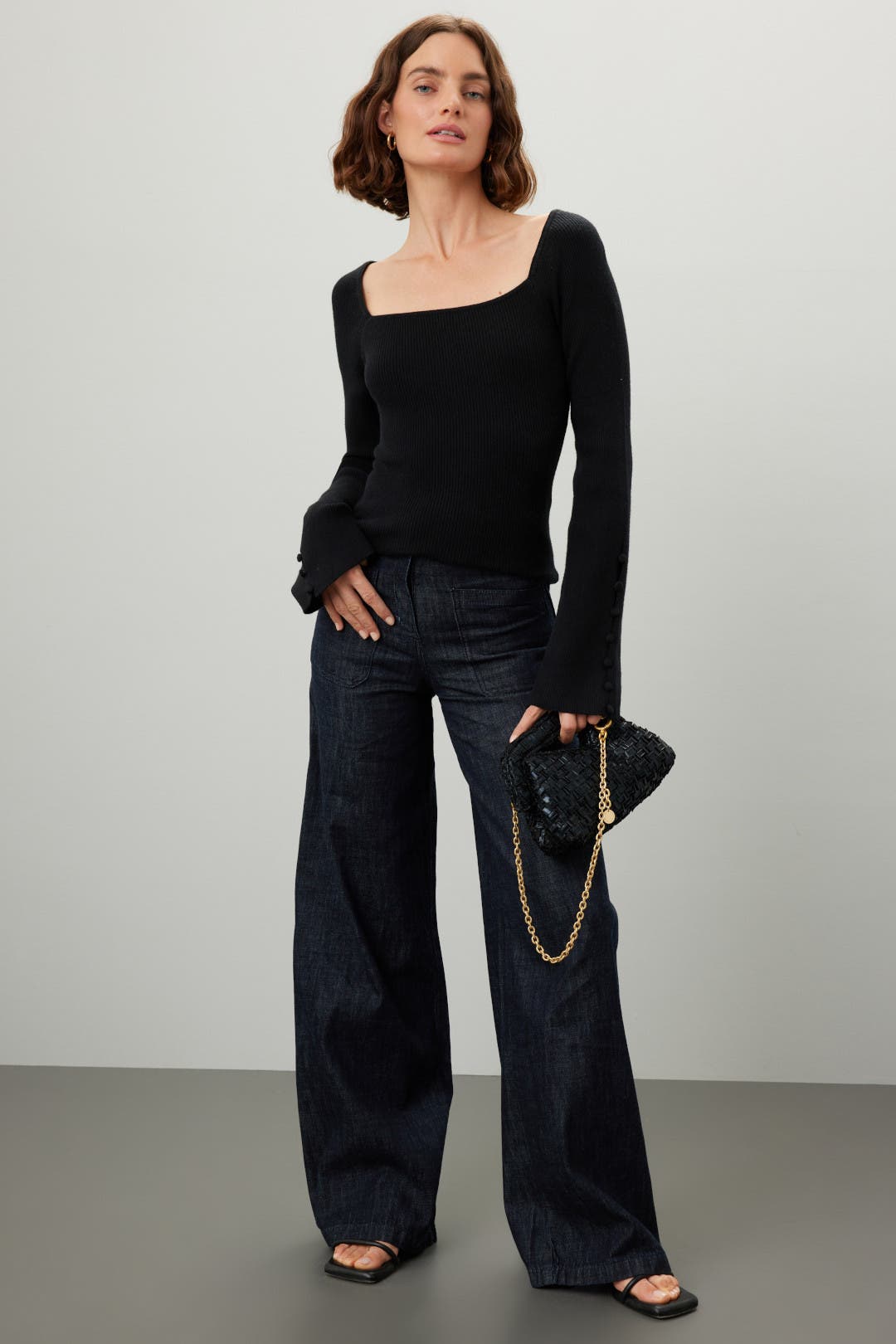 Square Neck Top by Louna | Rent the Runway