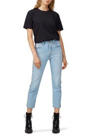 Light Wash 501 Crop Jeans by Levi's