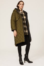 Reversible Quilted Jacket by Maje