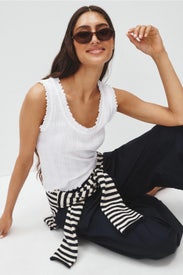 Pointelle Rib Ella Tank Top by NIC + ZOE