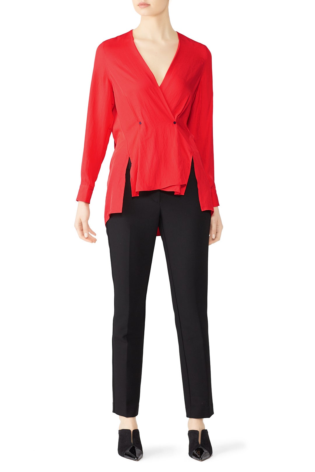 Red Debbie Top by rag & bone 0