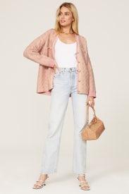 Kimberley Houndstooth Cardigan by Sandro