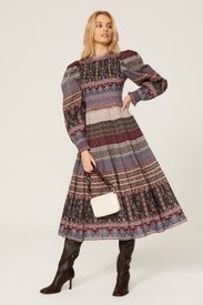 Brooke Border Smocked Dress by Sea New York