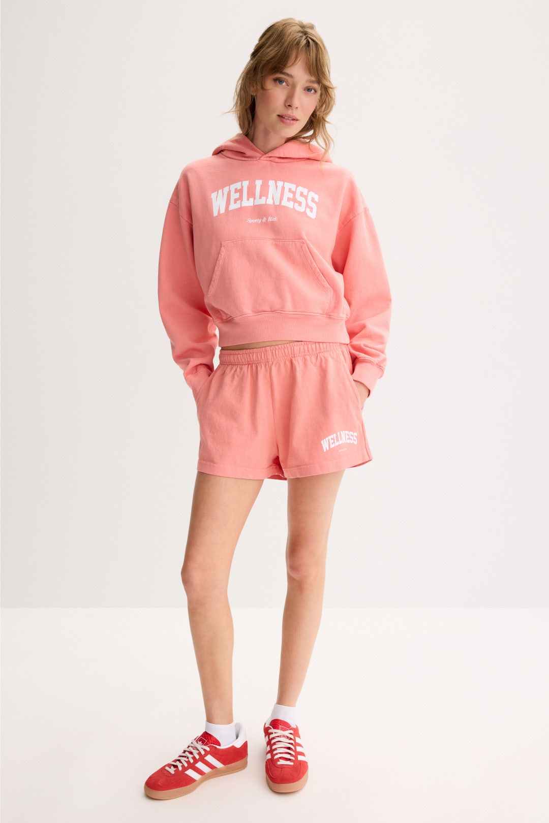 Wellness Ivy Disco Shorts by Sporty & Rich 0