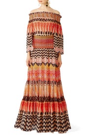 Desert Mix Maxi by Temperley London