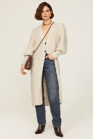 Camille Popcorn Cardi Coat by Toccin
