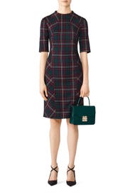 Plaid Aperitif Dress by Trina Turk
