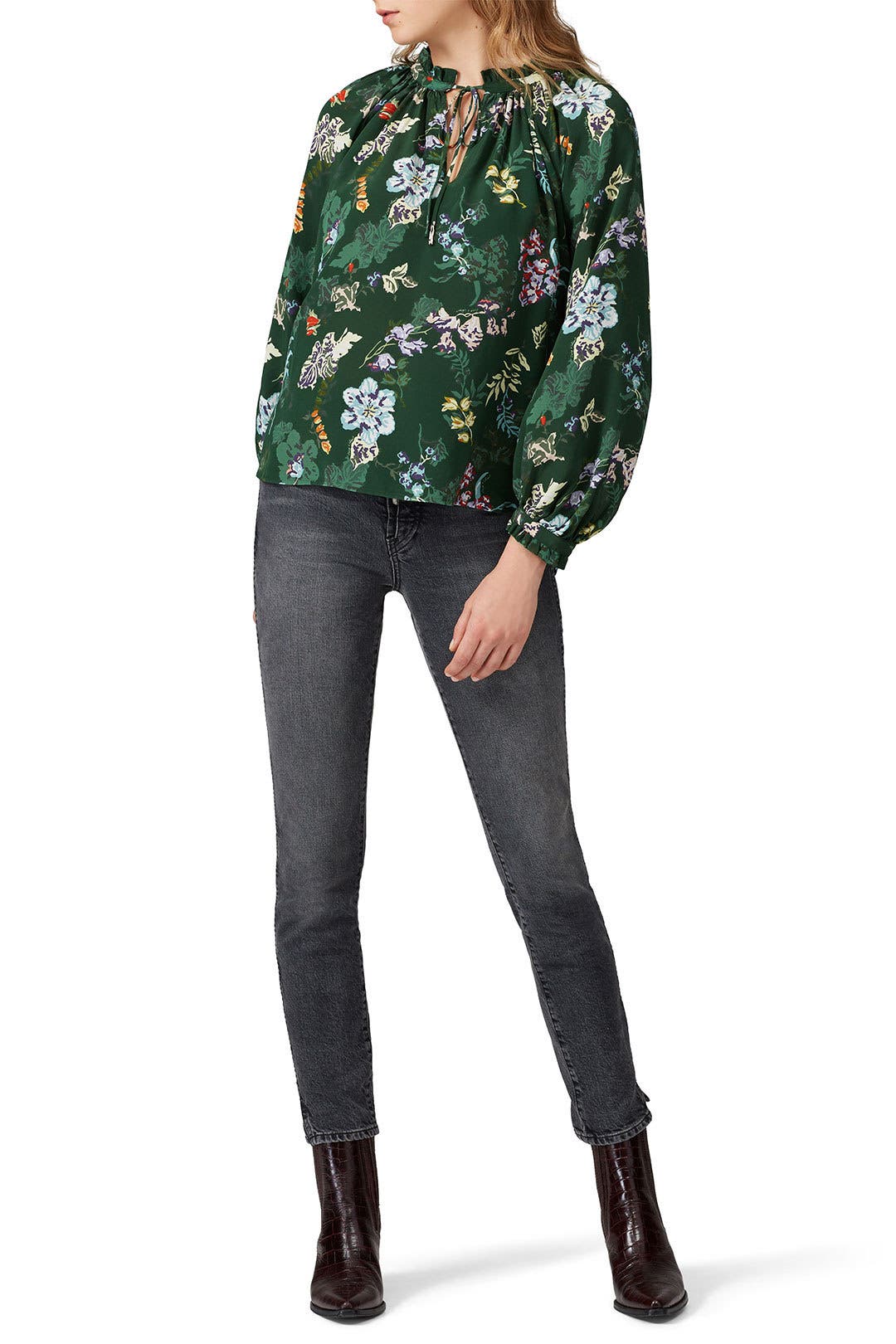 Theresa Print Top by Zadig & Voltaire | Rent the Runway