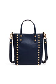 Navy Daisy Stud Tote by Annabel Ingall