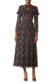 Floral Attire Midi Dress by BB Dakota