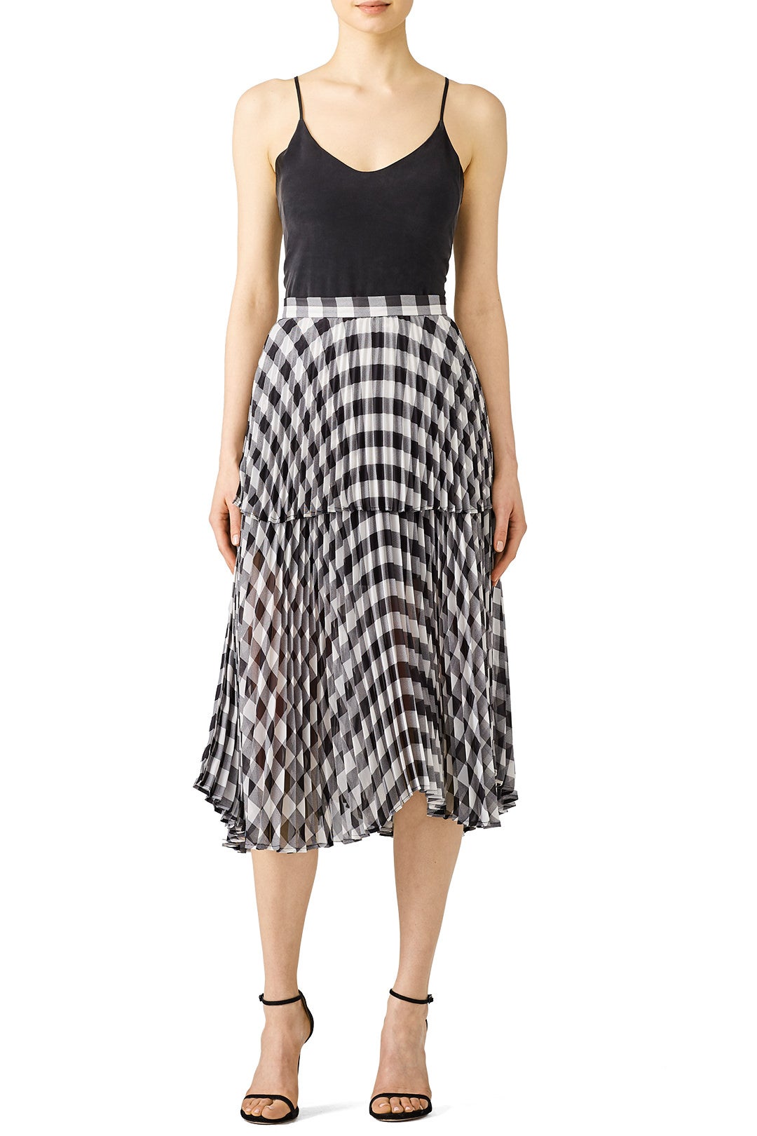 Gingham Reese Skirt by DELFI Collective 0