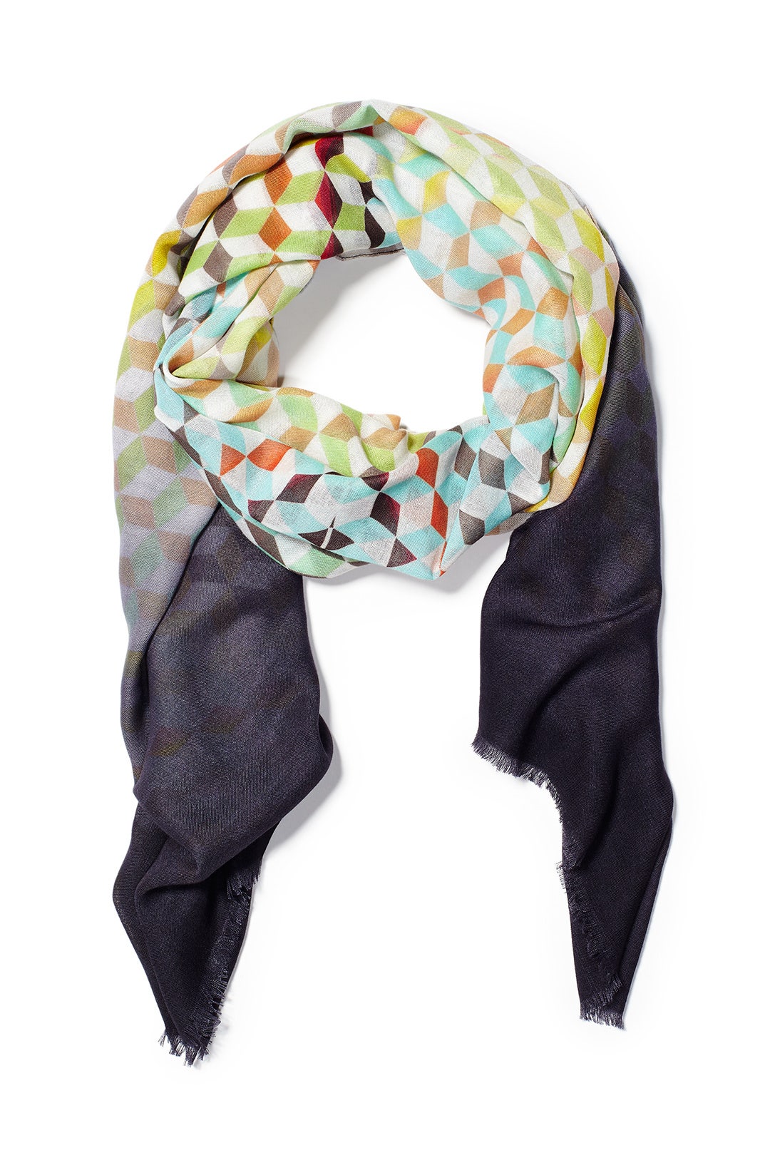Geo Print Scarf by Echo Accessories 0