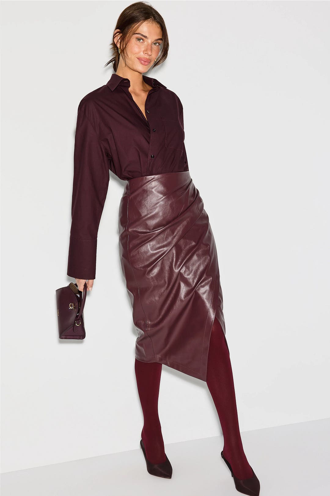 Chain Scarf Print Skirt by Maje | Rent the Runway