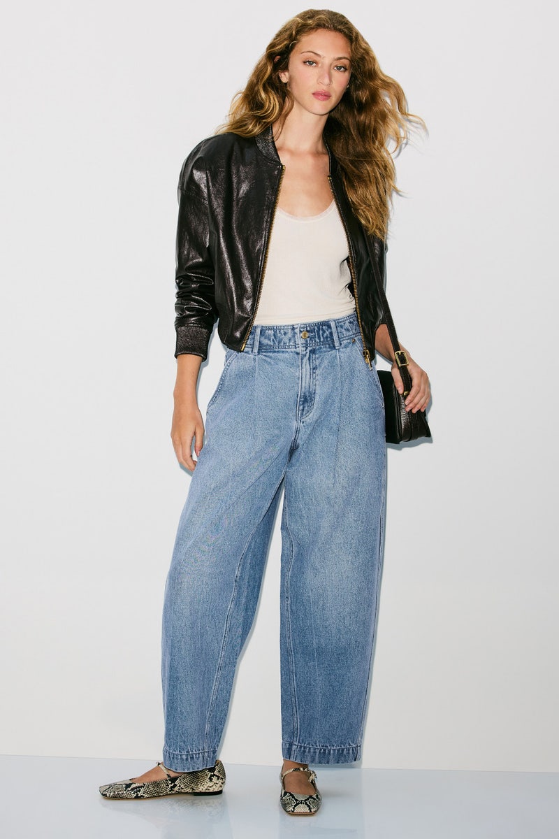 Light Wash Barrel Leg Jeans by MICHAEL KORS - Photo 0