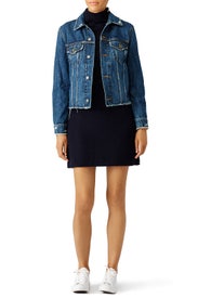 Blue Denim Engineer Jacket by VINCE.