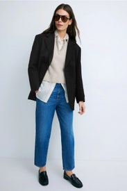 Oversized Wool Blazer by DUNST