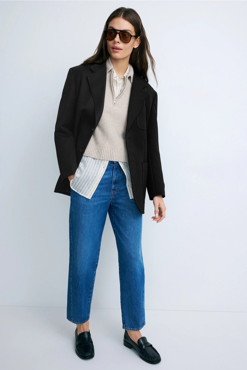 Oversized Wool Blazer by DUNST - Photo 0