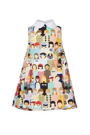 Kids Multicolour Dress by Fendi Kids