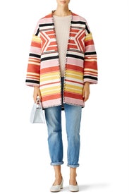 Aztec Kahlo Coat by Rebecca Minkoff