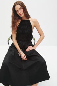 The Meira Dress Noir by Solid & Striped