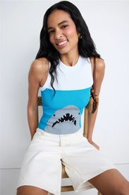 Malia Shark Tank Top by Staud