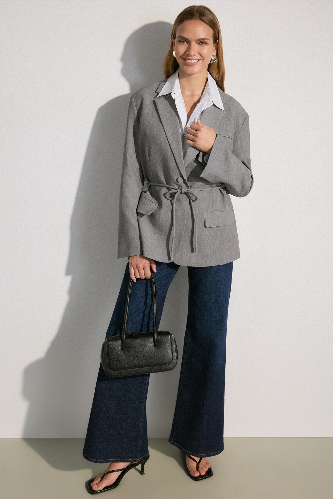 Belted Blazer by T.W.I.N. 0