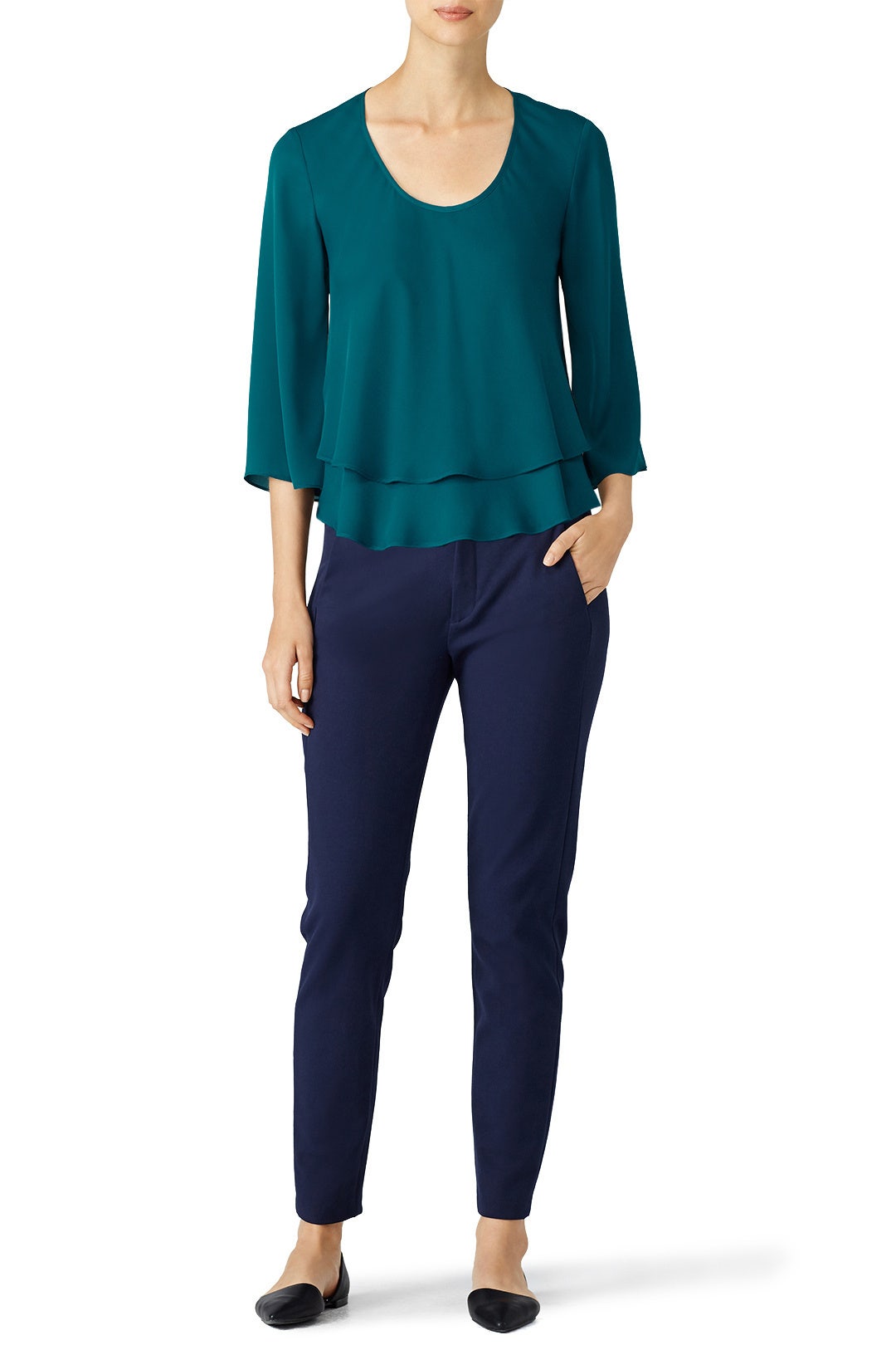 Jade Green Penelope Top by Amanda Uprichard 0