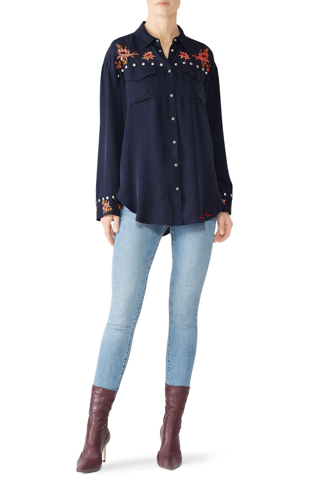 Lexi Button Down Top by Cinq à Sept 0