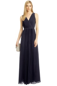 Paparazzi Pleat Gown by HALSTON